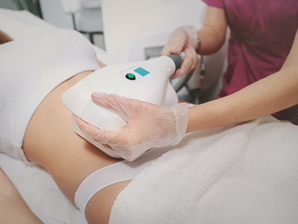 a person getting a laser treatment